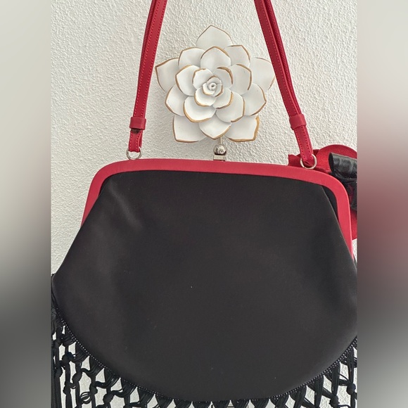 Moschino vintage fringes bag excellent condition embroidery & leather to die4🔝 - Picture 5 of 10